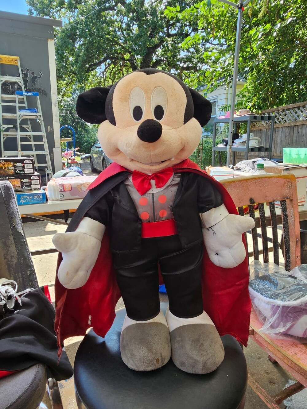 Disney Mickey Mouse Dracula Halloween Door